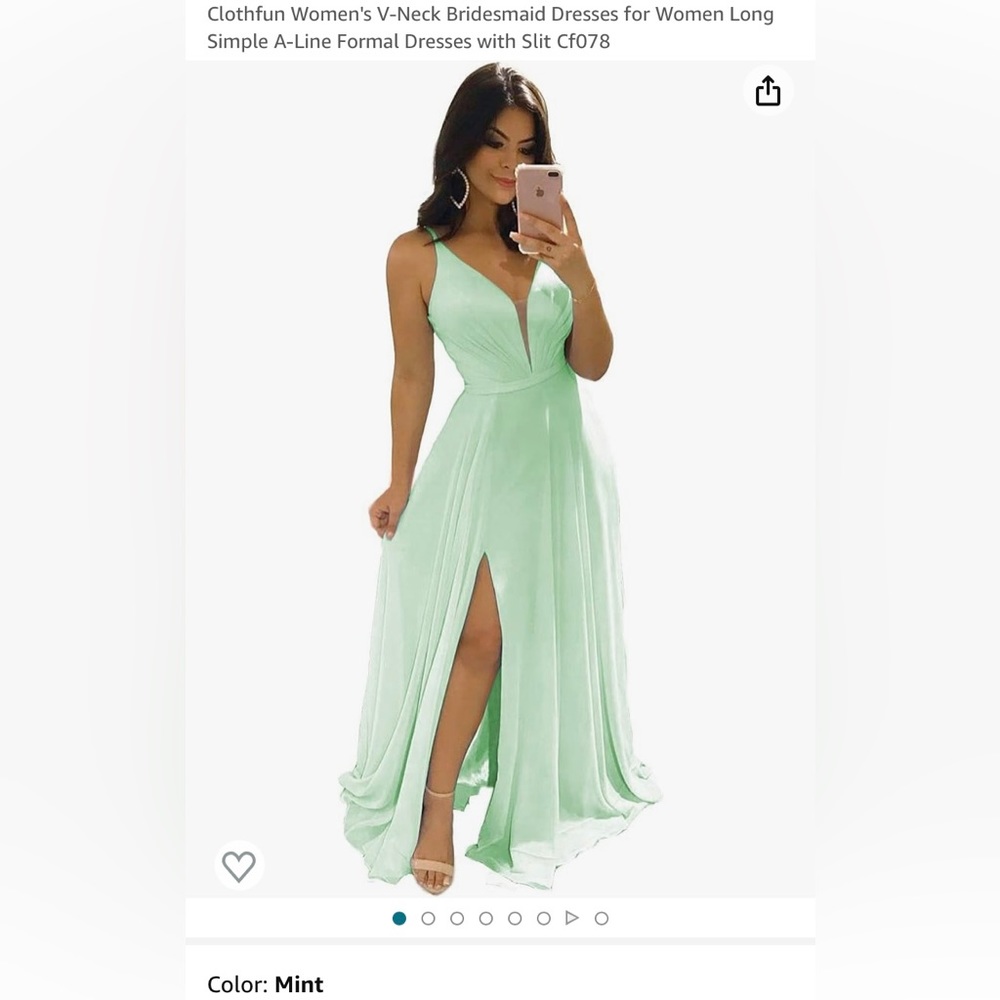 Beautiful Clothfun Size 12 Bridesmaid Dress ✨